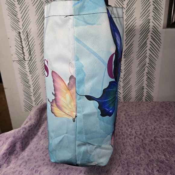 Grandma's Magic Bag - Blue Butterfly Tote - Picture 6 of 10